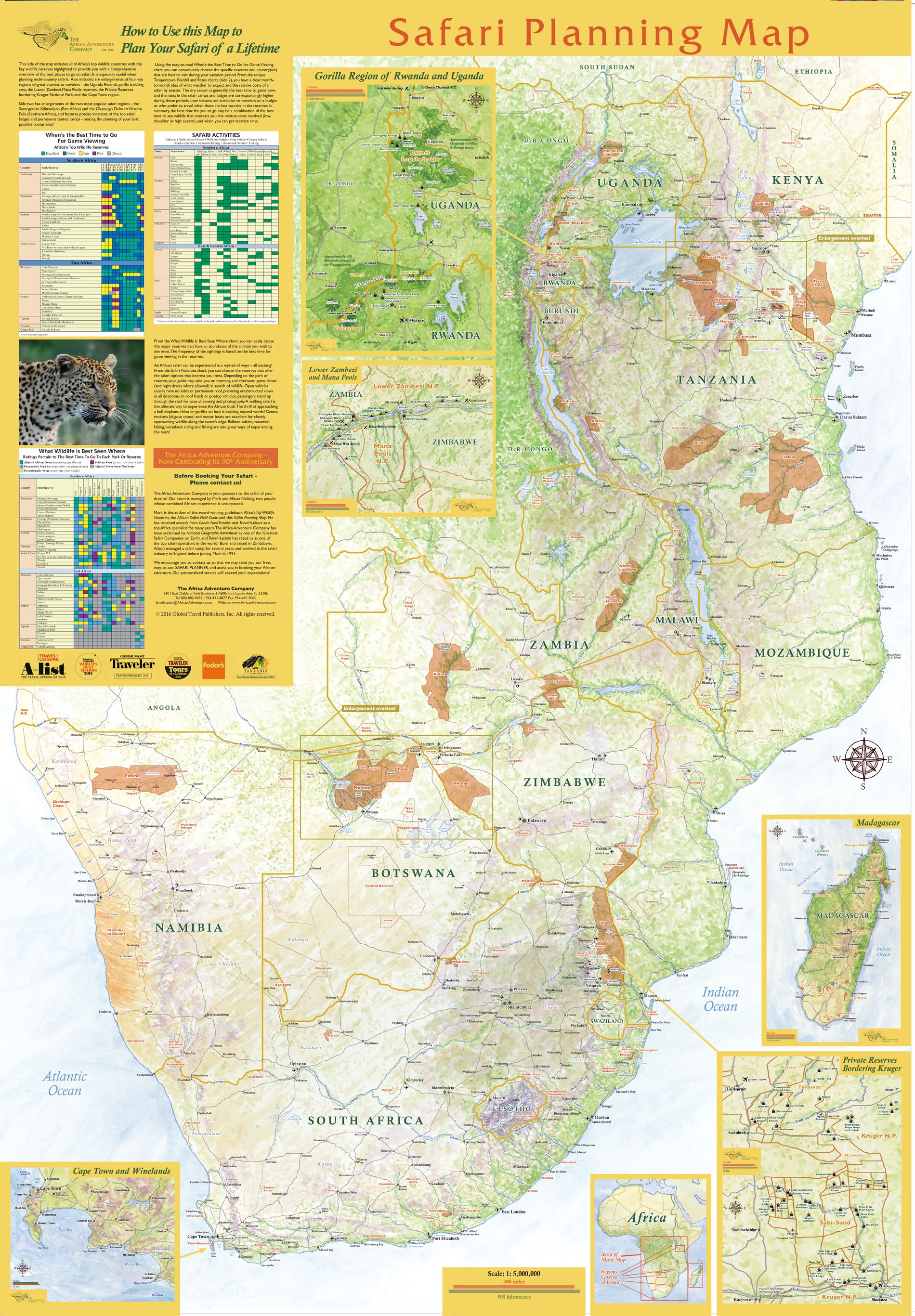 Safari Planning Map Inside